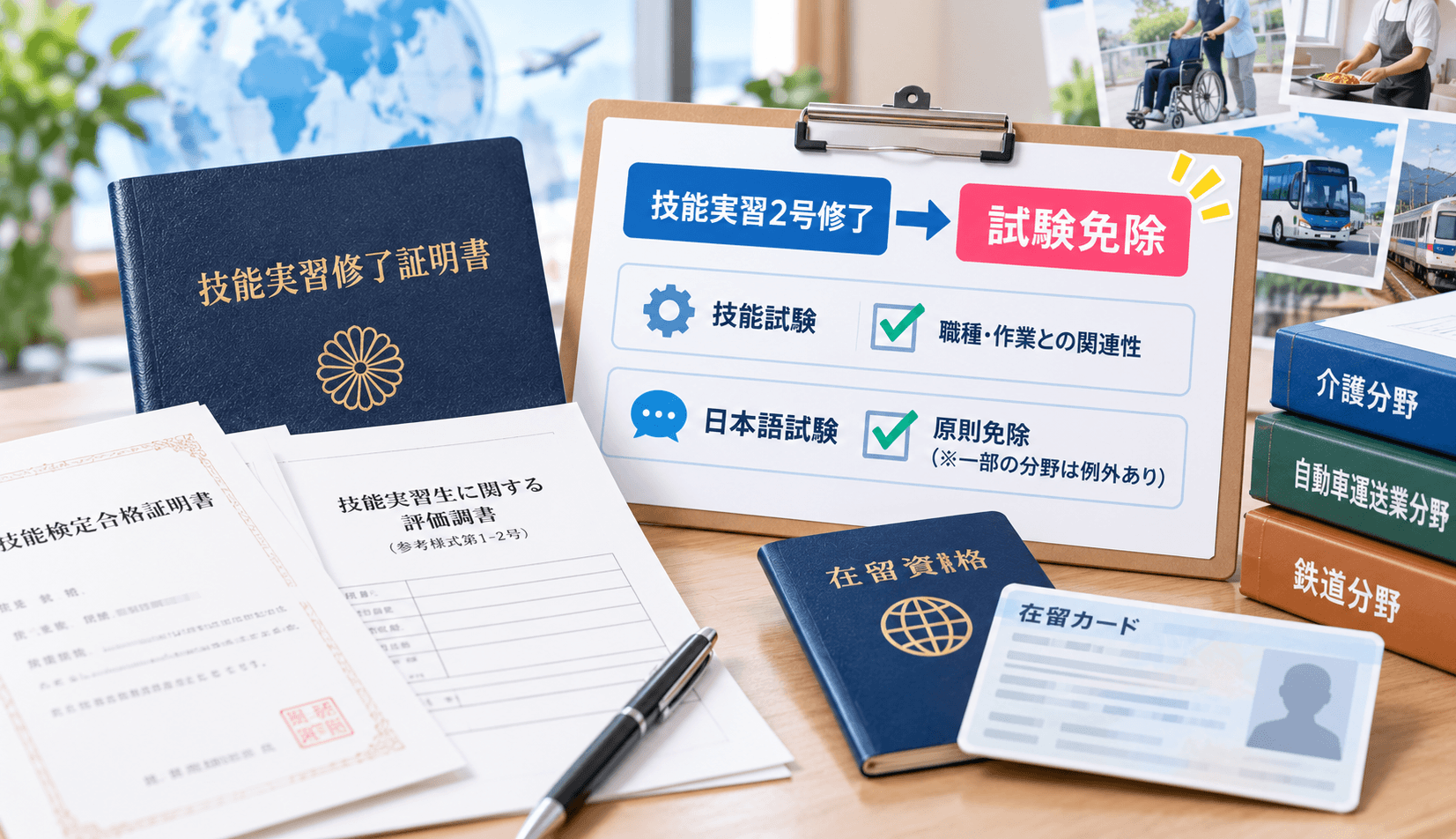 試験免除の条件